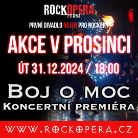 RockOpera Praha zakončí sezónu silvestrovským představením