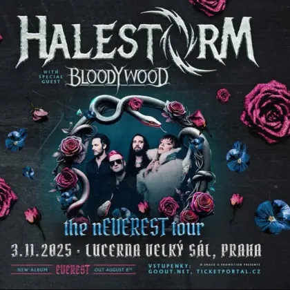 Halestorm vystoupí v Praze